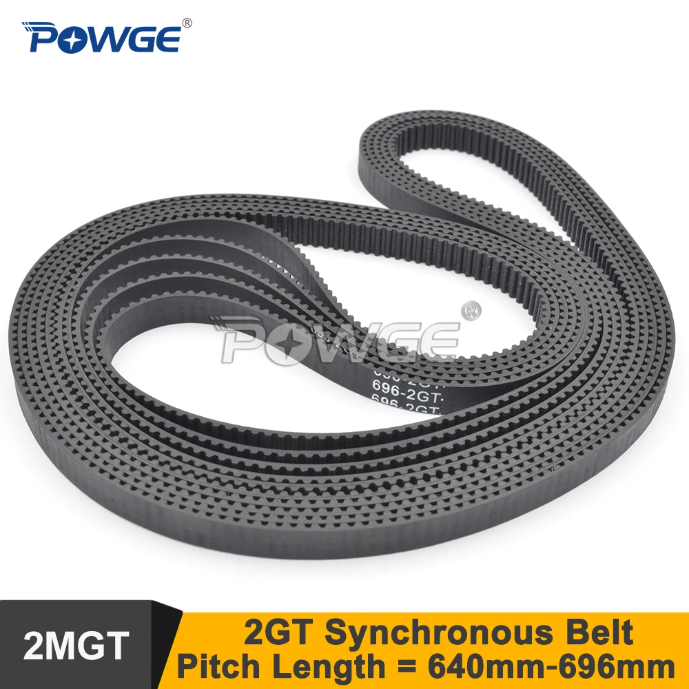 

POWGE 640/650/660/670/676/696 2GT Timing Belt W=6/9mm Teeth 320/325/330/335/338/348 GT2 Closed-Loop Synchronous Belt 696-2GT 10P