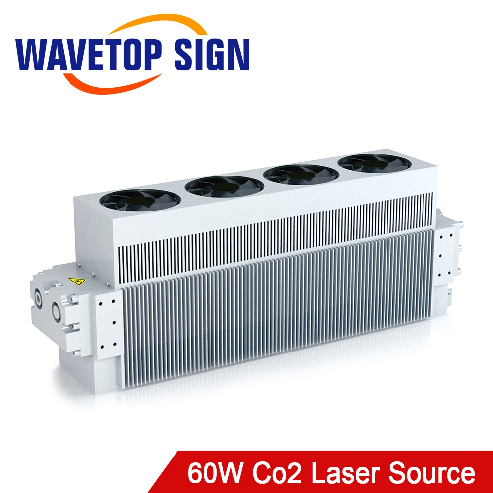 WaveTopSign módulo de fuente láser CO2, 60w, CR60 para máquina de marcado láser Co2