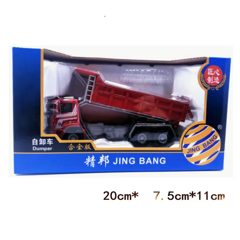 1:60 alloy heavy-duty transport dump truck model,high-quality truck construction vehicle toy,original packaging gift