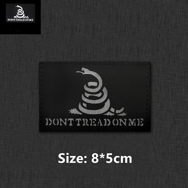 Bandera IR Gadsden Reflectante – Parche Serpiente Brazalete Nylon - imagen 2