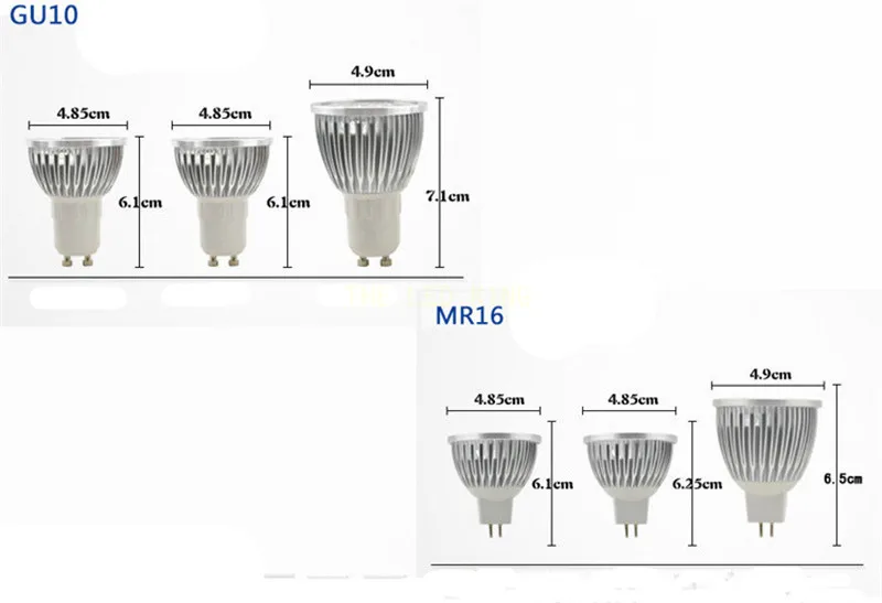 E27 E14 Led Licht Dimbare MR16 DC12V Led 9W 12W 15W GU10 Led-lampen Spotlight High Power gu 10 Led Lamp Wit Led Spot Light