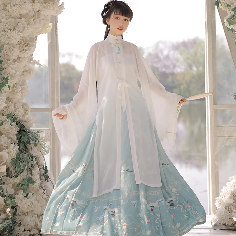 Traditional Women Hanfu Costume Fairy Dress Chinese Ancient Clothes Set Tang Dynasty Princess Cosplay Hanfu Stage Wear SL2896