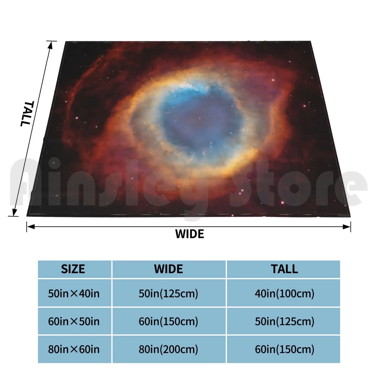 Helix Nebula Blanket Super Soft Warm Light Thin Nebula Mystic Mountain Carina Milky Way Space Galaxy Hubble Telescope