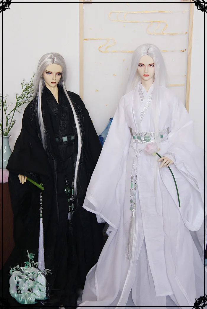 Roupas bjd escala 1/3, fantasia antiga, vestido de fada hanfu para bjd/sd sd13 sd17 ssdf id72, acessórios de boneca tio forte c0222