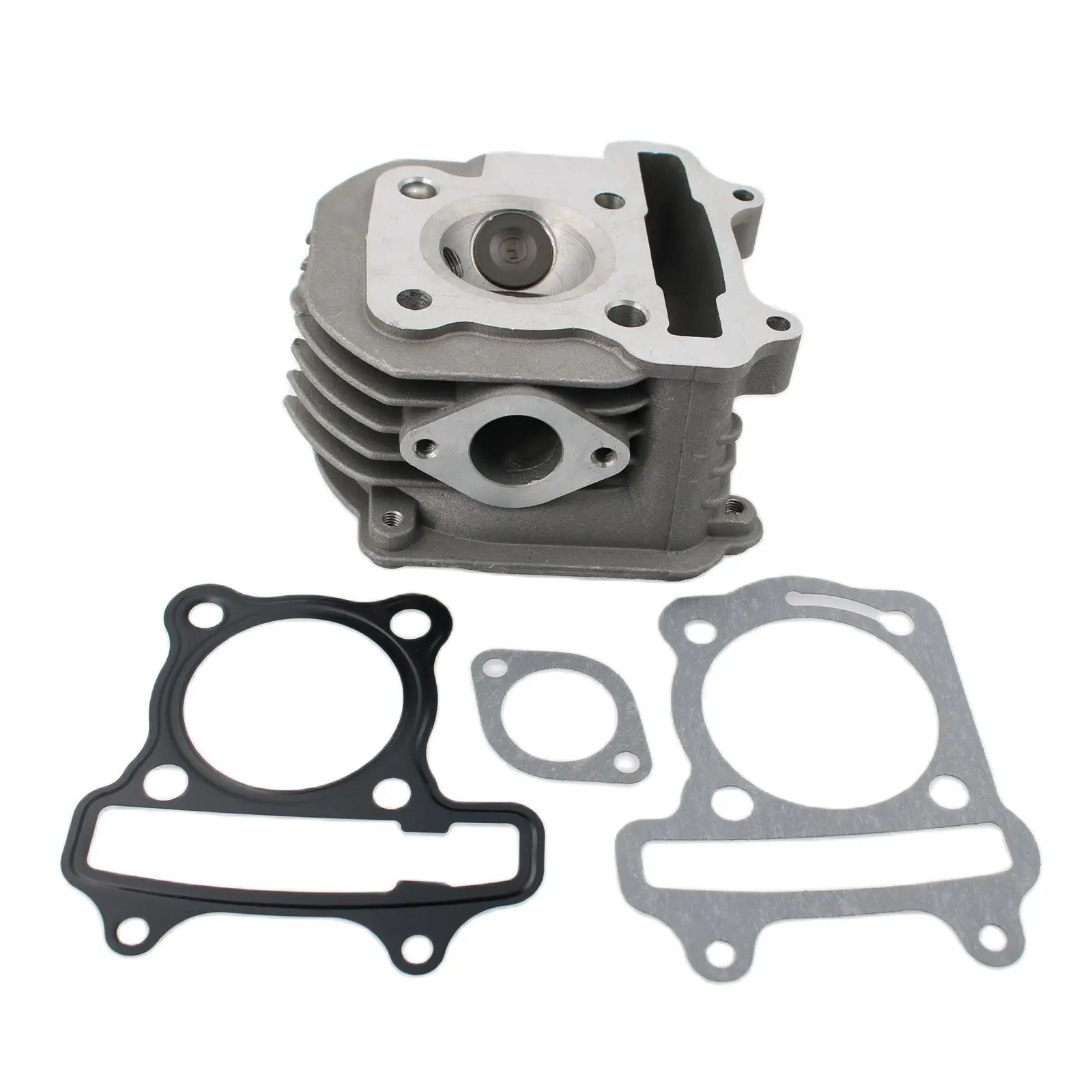 WILEBO GY6 125cc Engine 52.4mm EGR Cylinder Head Assy with Valves set for 4 Stroke 152QMI Chinese Scooter ATV Go Kart  Moped