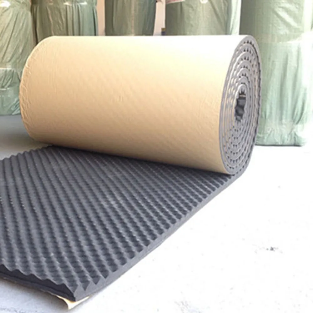 100*50cm Acoustic Foam Insulation Wall Car Studio Sound-Proof Dampening Pad Heat Sound Insulation Mat Sound Noise Deadener Foam