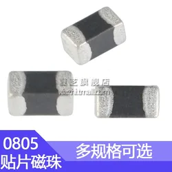 100 шт. 0805 SMD многослойные чипы ферритовые бусины 0R 10R 30R 60R 80R 120R 150R 180R 100 МГц ± 25% 0 Ом 10 Ом 30 Ом 60 Ом 80 Ом