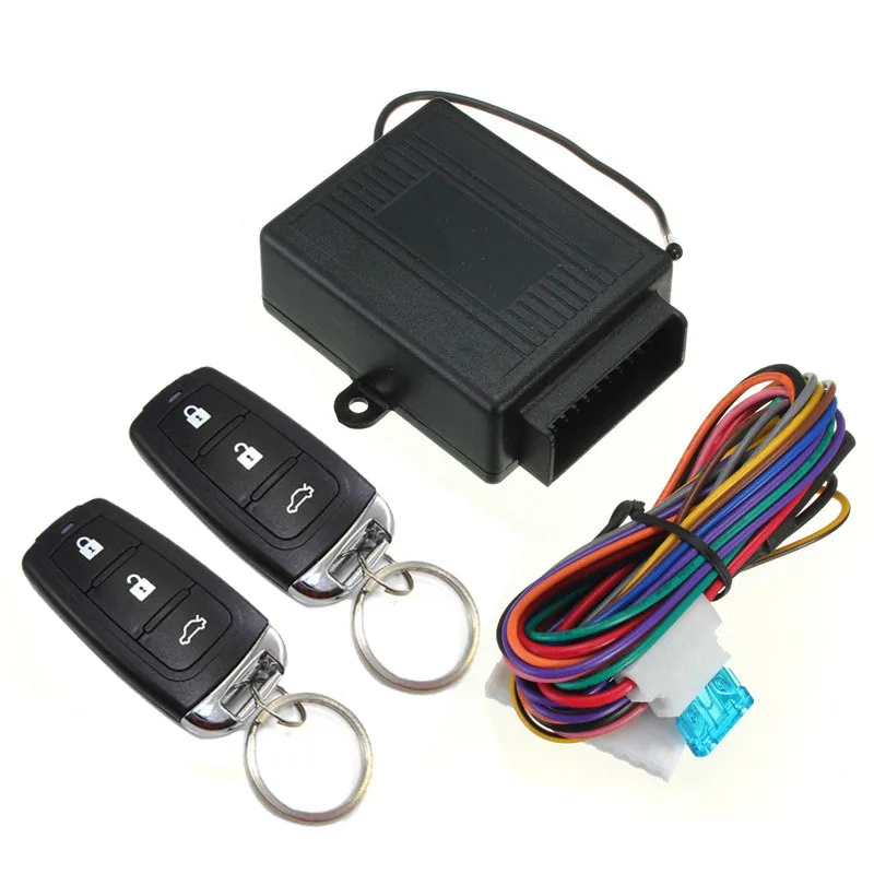 12V Universal Car Remote Control Keyless Entry System Car Auto Remote Central Kit Car Door Lock Locking Add Keyless Entry System