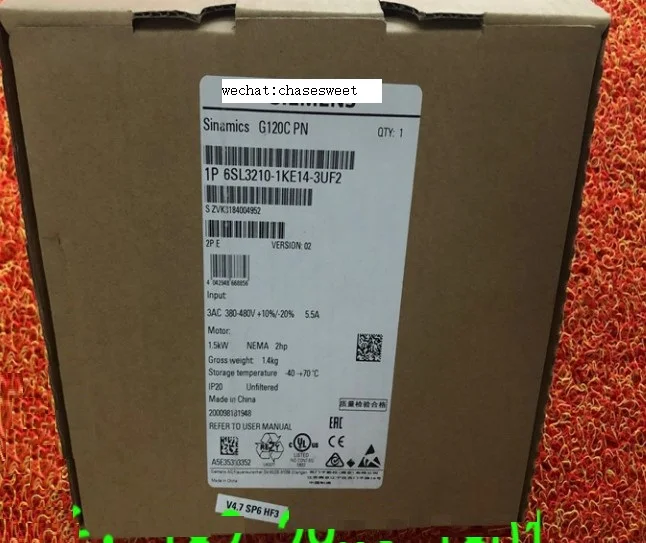 6SL3210-1KE14-3UF2 new and original inverter