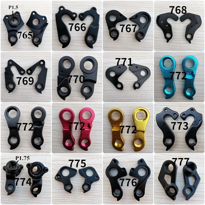 1PC Bicycle Parts Carbon Frame Mech Dropout For KELLYS KROSS STEVENS SRAM SCOTT BMC Derailleur Gear Hanger Number 765-780