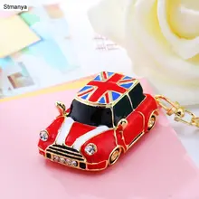 Crystal Car Key Chain with Rhinestones #4
