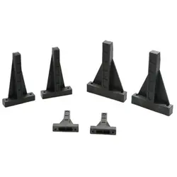 1Set Isosceles Eccentric Nitro/Gasoline Engine Bracket Holder Mount for DLE RC Fixed-wing Aircraft 12-120 Levels Model Parts