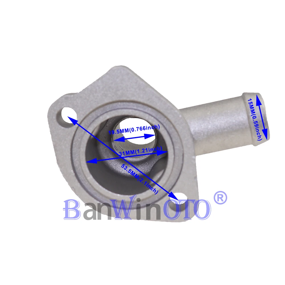 026121145M Aluminium High Quality Coolant Fitting Hose Connector Coupler Water Pipe For VW PASSAT 83 026 121 145M 026 121 145 M