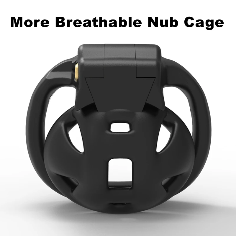 BLACKOUT 2021 3D Design Breathable Air Nub Pro Cage Male Chastity Device HT-V4 Penis Ring Cobra Cock Belt Adult Sex Toys