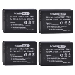 LP-E12 LP E12 LPE12 1200mAh Camera Batteries for Canon SX70 HS Rebel SL1 EOS-M EOS M2 EOS M10 EOS M50 EOS M100 EOS M200 Battery