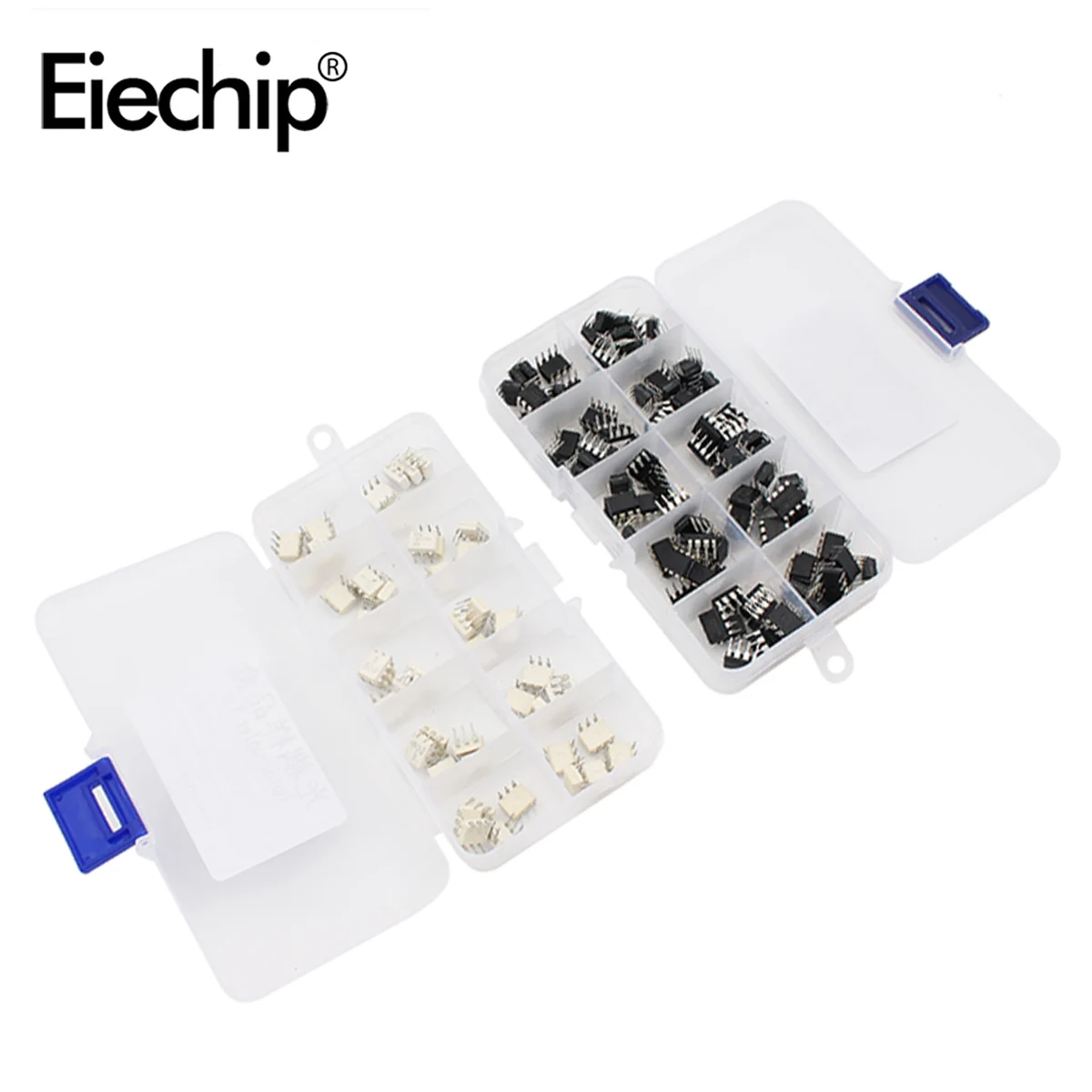 50pcs 100pcs integrated circuit diy electronic kit adopts DIP IC NE555 UC3842 24C08 and Optocoupler 4N25 4N35 MOC3021 MOC3063