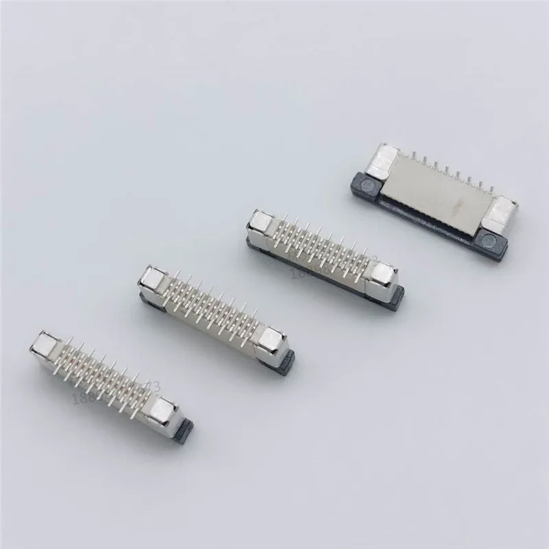 50pcs FFC/FPC Connector 0.5mm pitch with lock vertical patch cross dislocation foot 6P/8/10 ~ 50P