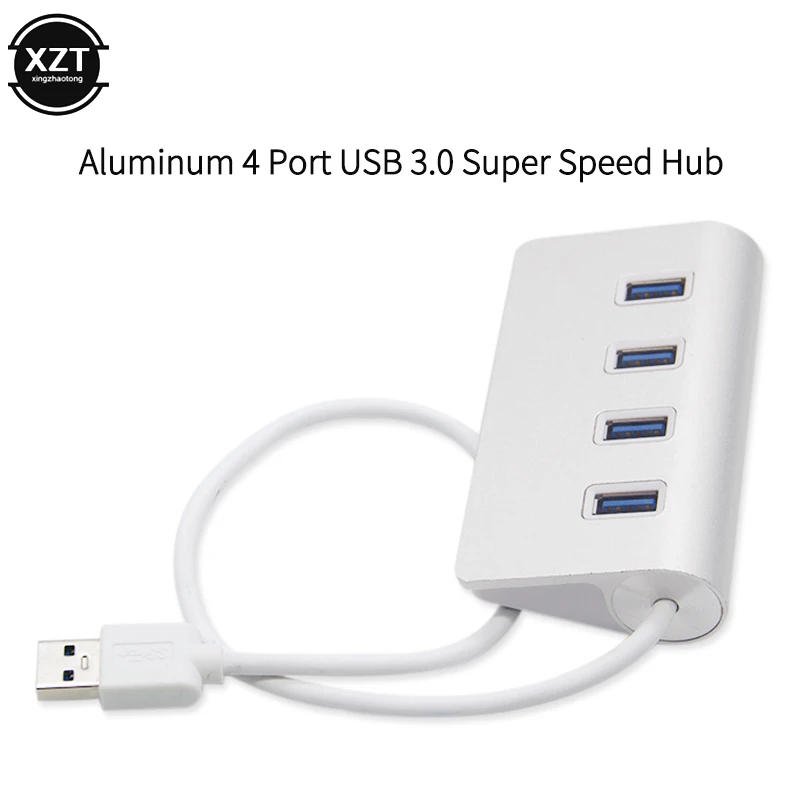 

Universal USB HUB High Speed 5Gbps Multi USB 3.0 4Port Multi HUB Splitter Aluminum Adapter Expander for Laptop Notebook Computer