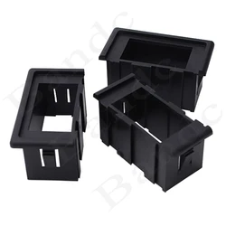 DIY Plastic Rocker Switch Panel Housing Holder Black Square Frame for Switch Panel Assembly, Free Combination,Car Accessories