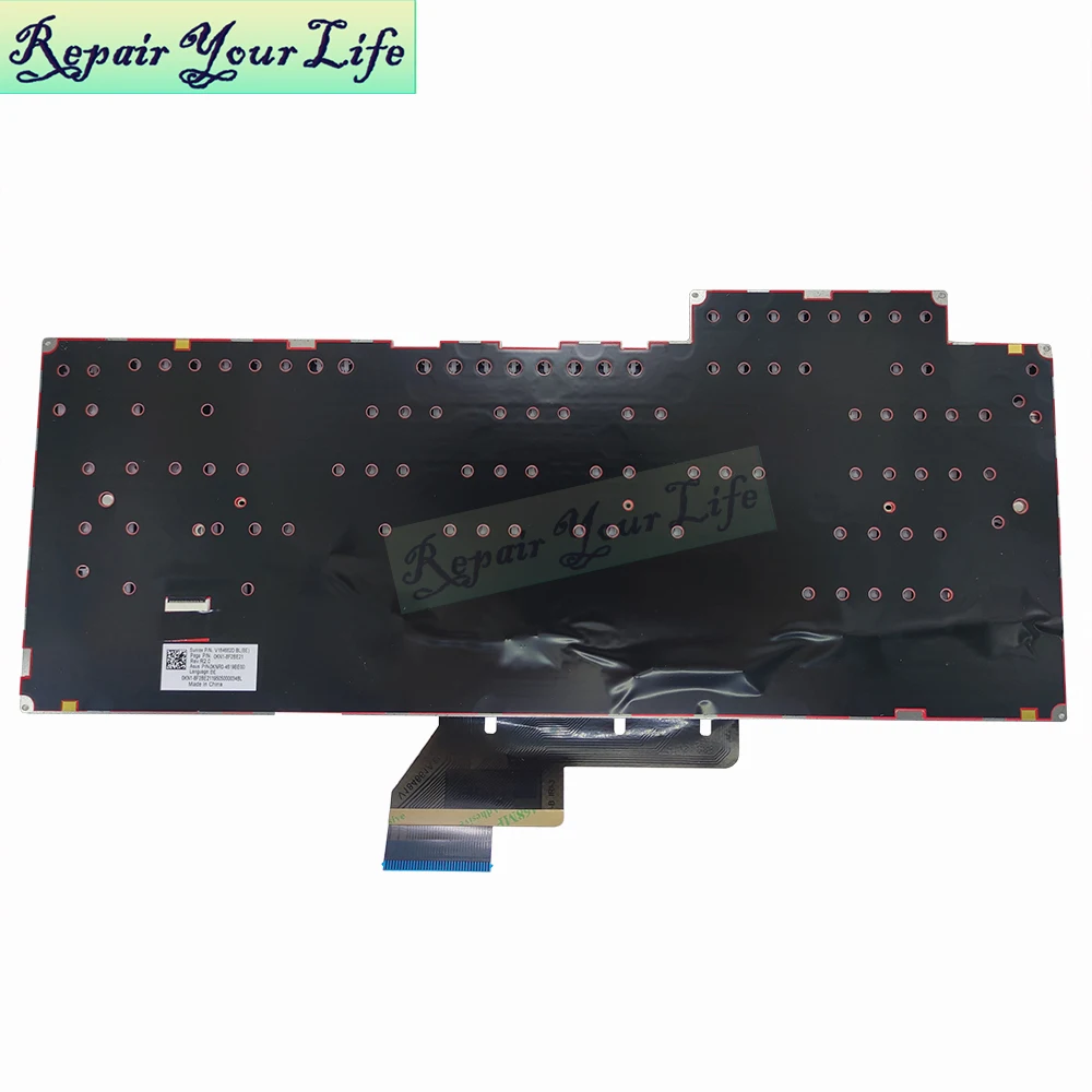 SW WB Belgium RGB Backlit keyboard for Asus ROG GX502 GX502GW GX502GV GX502LWS GX502LXS Zephyrus S15 Swiss notebook PC keyboards