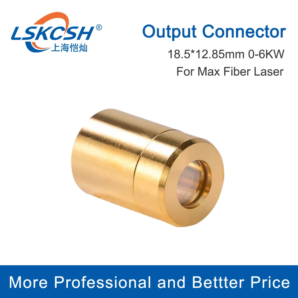 

LSKCSH Max Fiber Laser Source 0-6KW Output Protective Connector Lens Group for Max Fiber Laser Source 18.5mm Golden Color