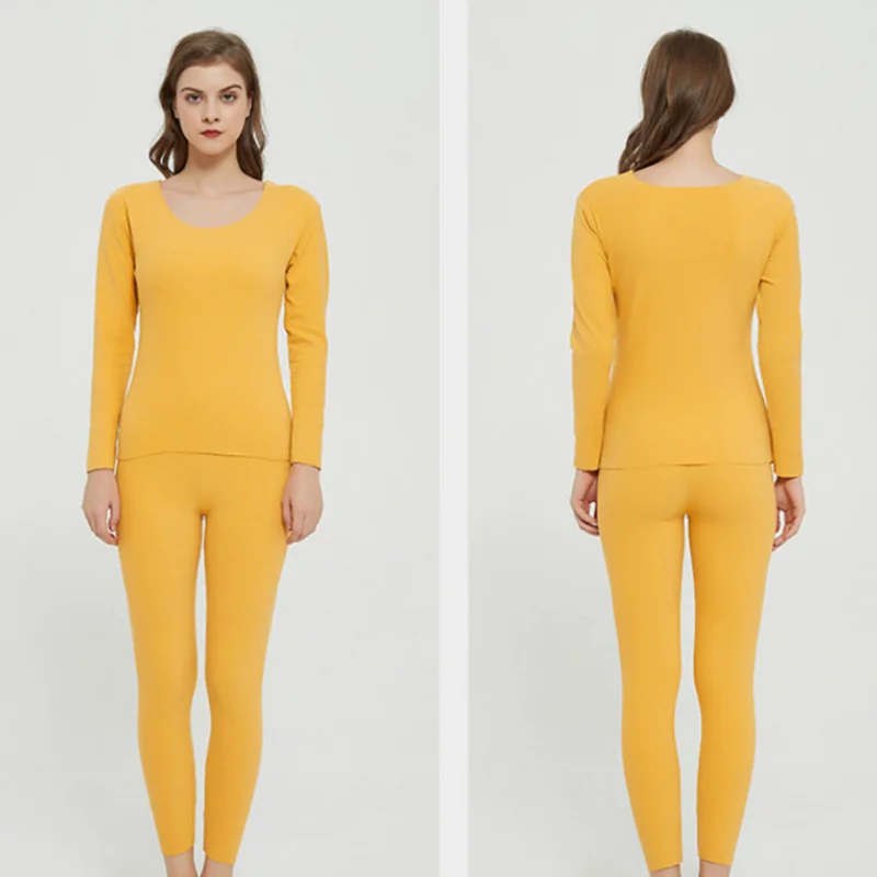 Womens Thermal Pajamas Suit Plus Size 5X Thick Warm Ladies Intimate Female Underwear Set Long Johns Winter Sleepwear 100Kg - Image 3