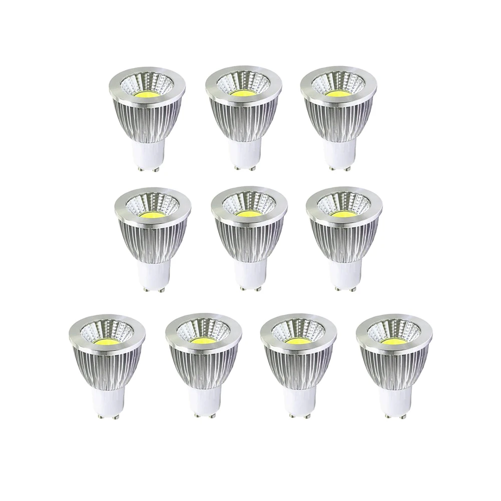 

10pcs/lot Spotlight Bulb GU10 6W/9W/12W Dimmable Led Downlight AC220V/110V Warm/Cold White LED Lamp