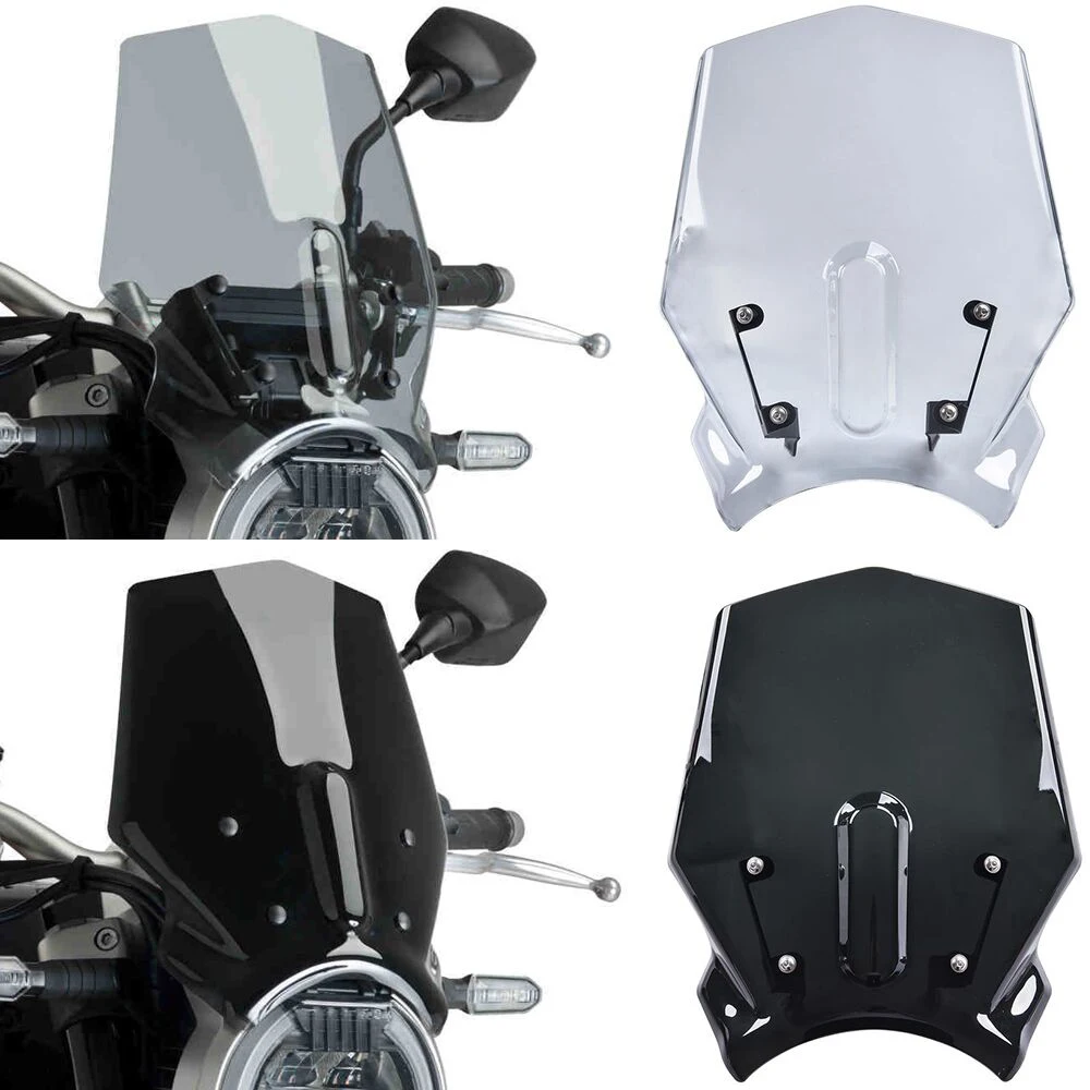 ホンダ、ウィンドスクリーン、ハイドウィンドデフレクター、フライスクリーン、cb1000r、cb650r、cb 1000r、650r、2019-2023、2018のオートバイフロントガラス