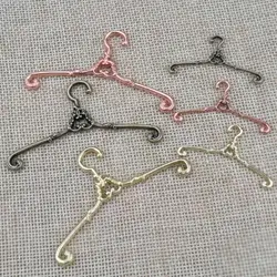 BJD Hanger Doll Accessories Doll Hangers Doll Barbie 3/4/6/8 Points Ob11 Mini Doll Color Doll Metal Clothes Hanging 20pcs