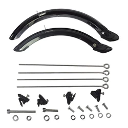 Juego de guardabarros para bicicleta plegable, accesorios irrompibles para bicicleta, Kit de guardabarros Universal de 14 pulgadas y 20 pulgadas