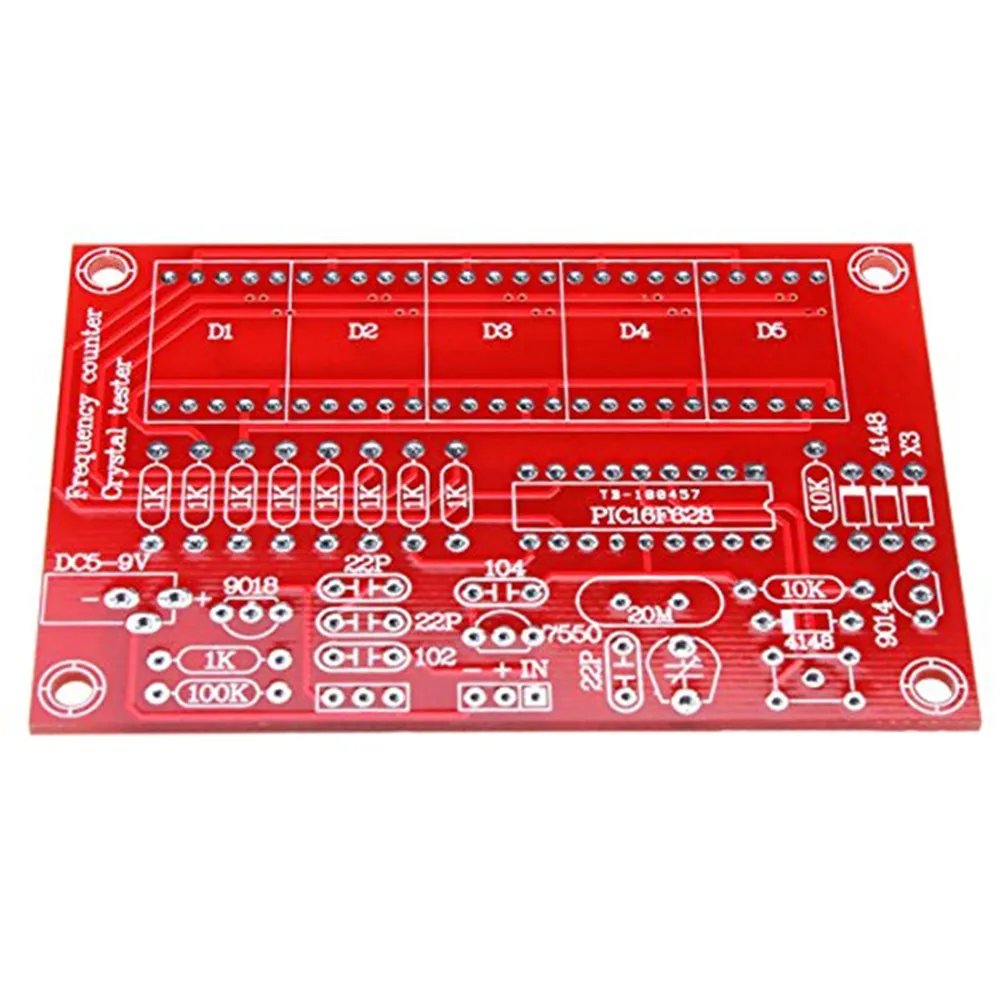 DIY cyfrowy licznik częstotliwości LED 1 Hz-50 MHz USB 5 V oscylator kwarcowy miernik zestaw testowy