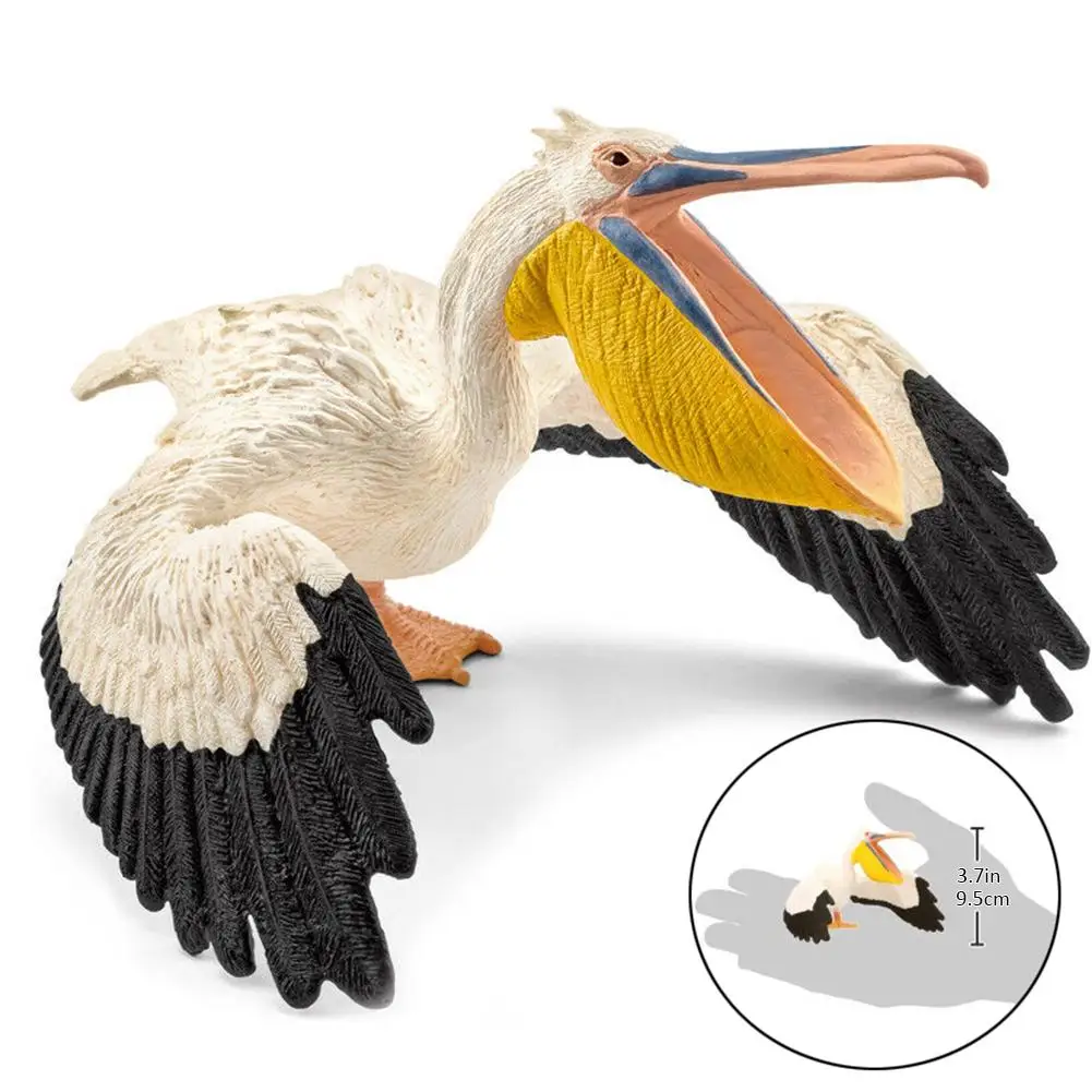 Action&Toy Figure Wildlife Animal The Pelican Fish Simulation PVC Model Collectible Doll Figure Collection For Kid Children Gift