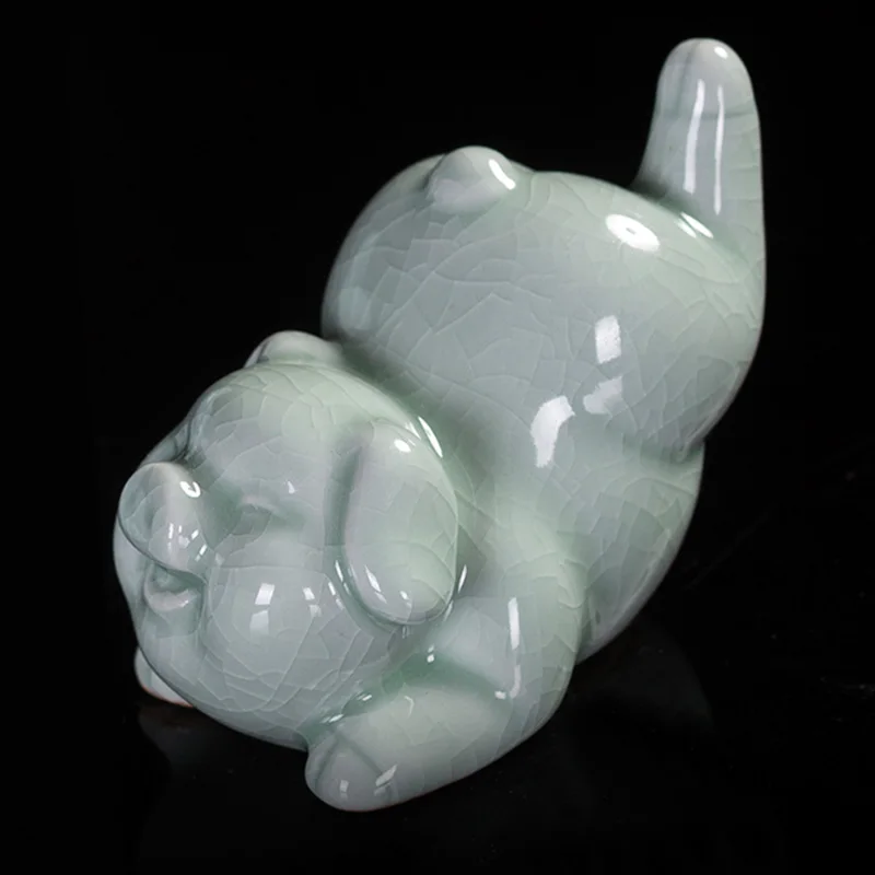 |spoil blessing pig ceramic tea pet desktop furnishing articles furnishing articles your porcelain piece can keep open