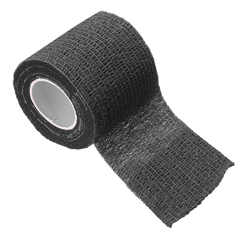 2.5cm*5m Self-Adhesive Elastic Bandage Health Care Treatment Gauze Tape Tourniquet First Aid Medical sports support survival