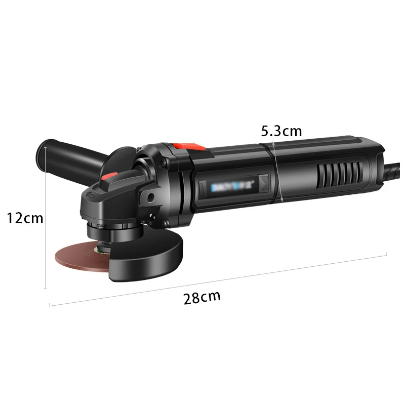 Smerigliatrice angolare, interruttore a pressione smerigliatrice per impieghi gravosi 980W/1080W 100mm potente taglierina per smerigliatrice per il