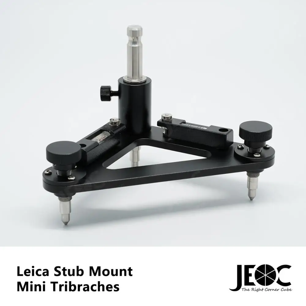 JEOC High Accurate Tribrach with Leica Spigot Mount, Dual Tube Bubble Level, Land Surveying Equipment Accessories