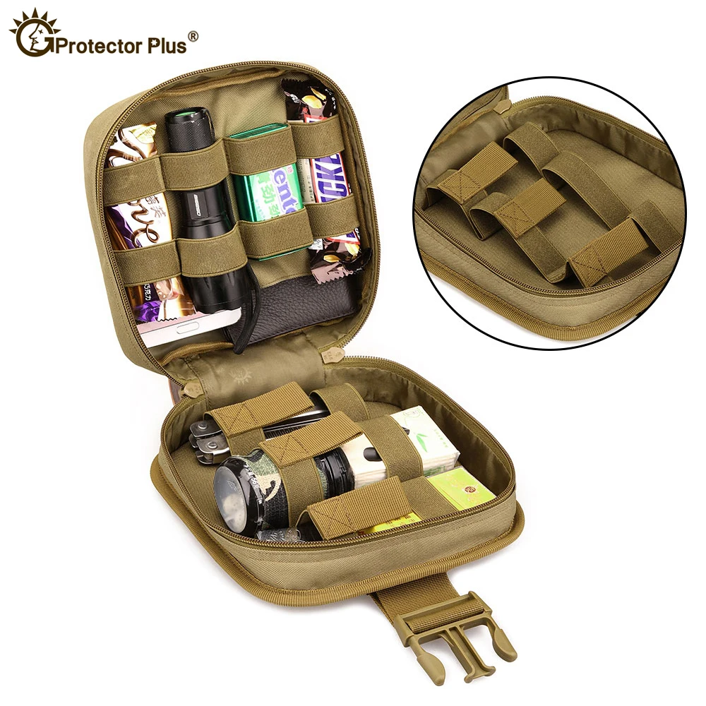 Bolsa pierna táctica MOLLE médica para primeros auxilios - imagen 3