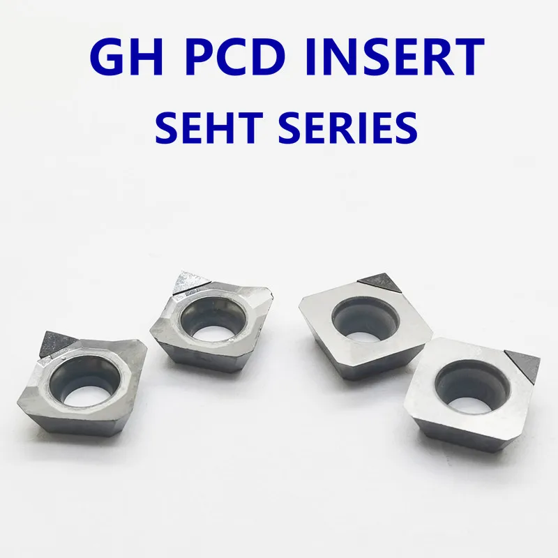 SEHT1204 SEMT120401 Diamantfräser PCD CNC Aluminiumlegierung Planfräser CNC-Drehmaschine Hartmetalleinsätze Messing-Drehwerkzeuge – Detail 1