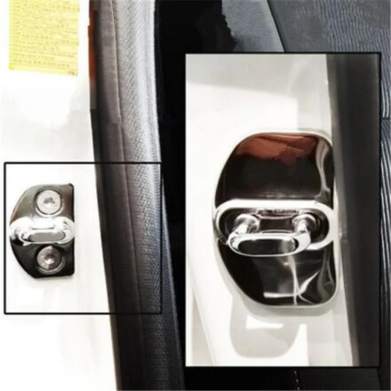 4pcs/set Car Door lock waterproof Protector Cover for Renault Latitude LAGUNA Captur Talisman Scenic Fluence Megane R.S./SMART
