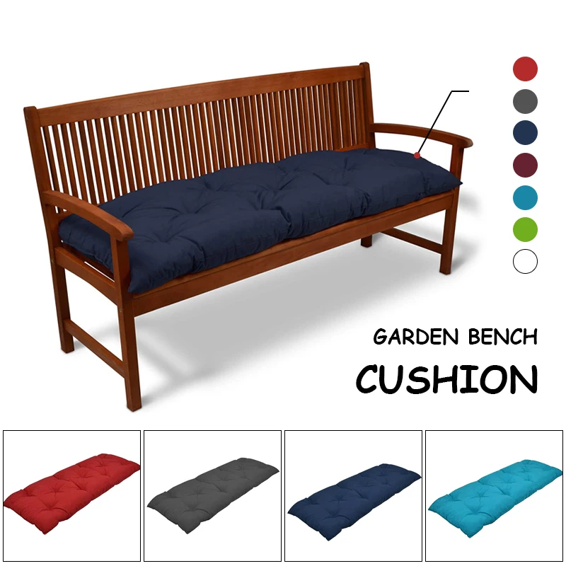 Garden Lounge Bench Long Cushion Hassock Pouf Home Ground Seat Chair Pad Office Chair Backrest Cushion Thickened Mattress Futon