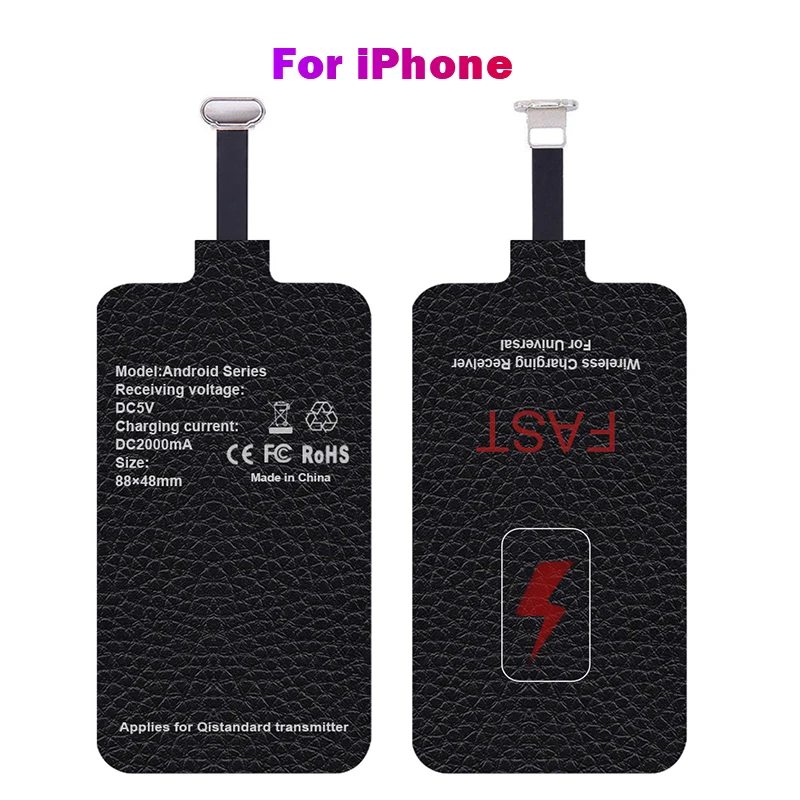 SP01 10W Fast Charge Wireless Charging Receiver Module Patch 5V-2A For iPhone 13 /12/11 For Xiaomi Mobile Phone Wireless Charger