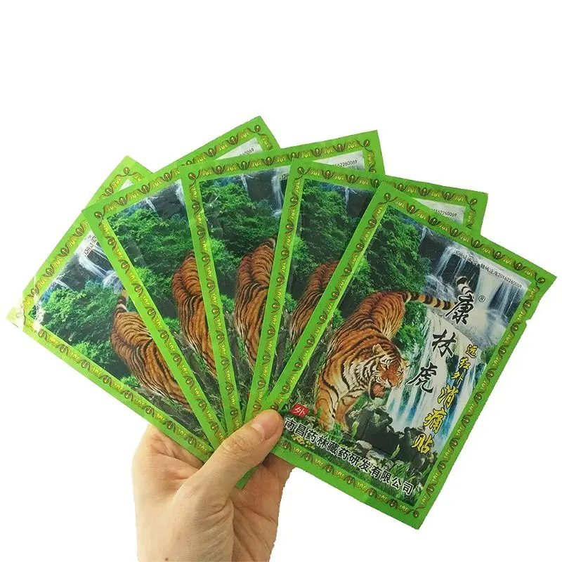 8Pcs/1Bag Chinese Traditional Plaster Tiger Balm Joint Pain Muscle Massage Relaxation Capsicum Herbs