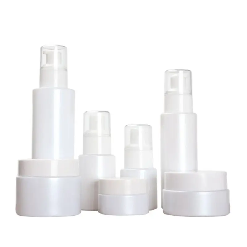 

Travel Bottles White Cover Round Shape Refillable Makeup Spray Bottle Empty Kонтейнер Packaging Container 8pcs/lot