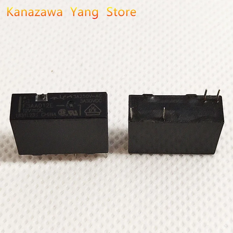 5 Pcs 10 Pcs F3AA005E/F3AA012E/F3AA024E A Set Of Normally Open 4-Pin 5A/5V 5A/12V 5A/24V