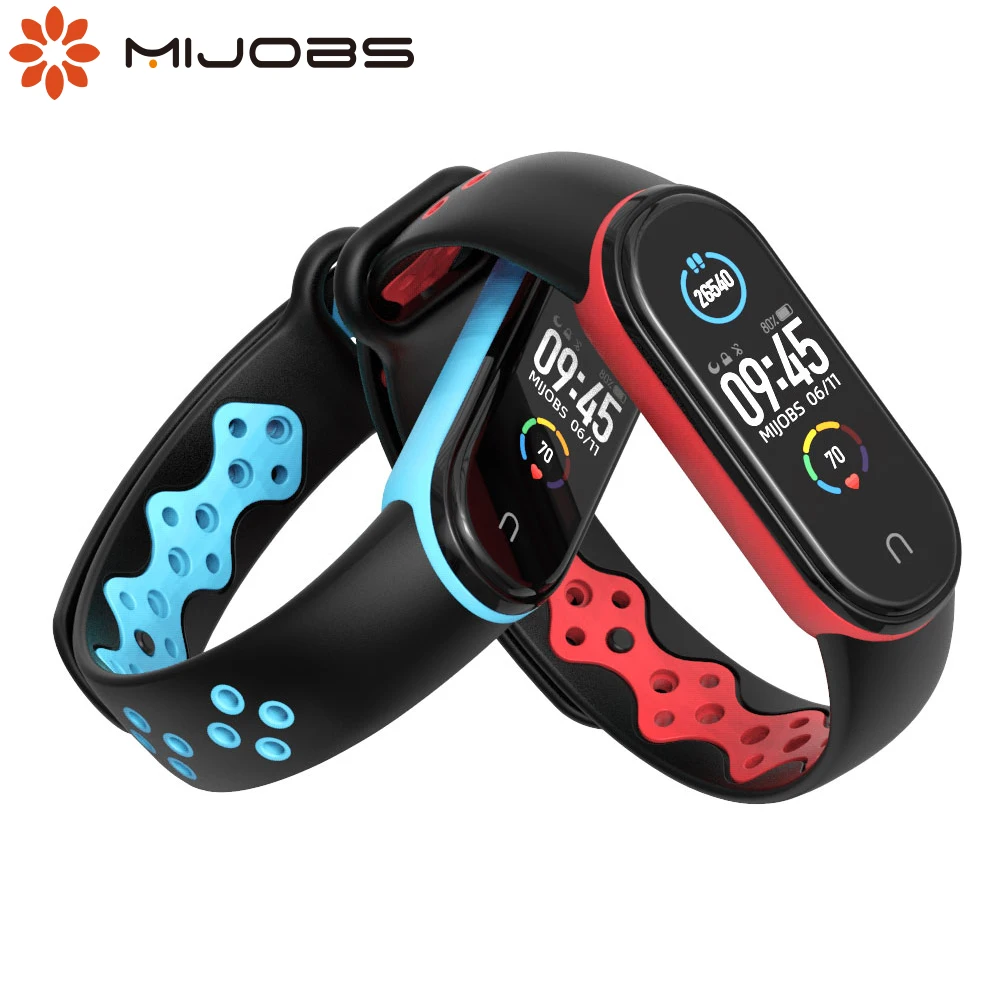 ل Mi Band 7 6 5 سوار NFC حزام سيليكون عالمي لـ Mi Band 5 الفرقة الأصلية لـ Miband 5 الأساور لـ Mi 7 Pulsera