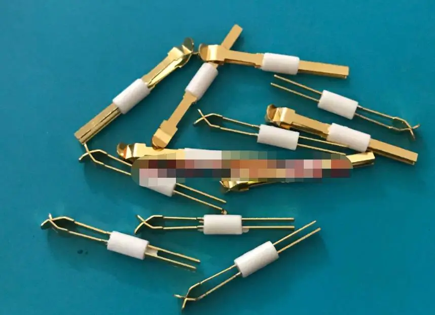 Pin de Clip 3,0/pasador de metralla, Clip de posicionamiento, pasador conductor de metralla, pasador de Clip de cobre, chapado en oro