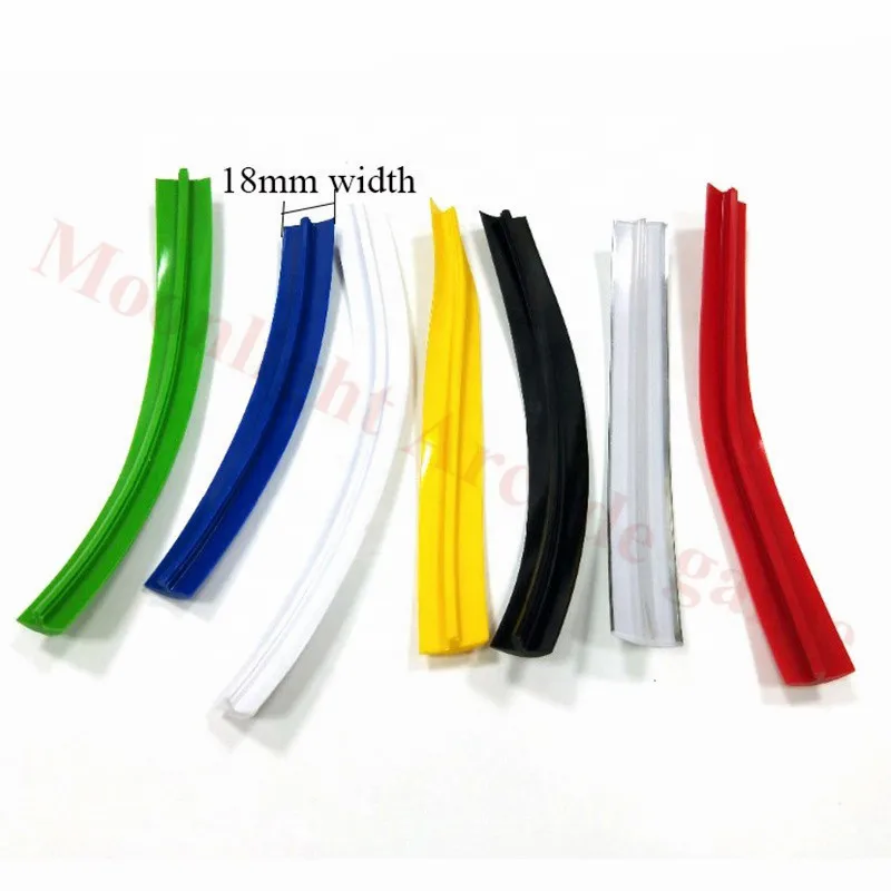 32.8ft 10m Length 16mm /18mm Width Plastic T-Molding T Moulding for Arcade MAME Game Machine Cabinet chrome/black