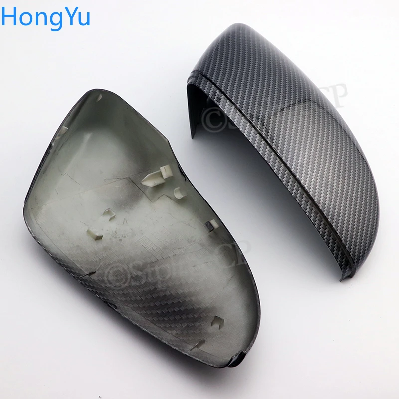 For Volkswagen VW CC Beetle Jetta Passat Sagitar Magotan Scirocco EOS Bora Rearview mirror cover carbon fiber side mirror cover