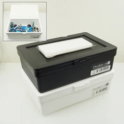 plastic collection box black/white made in Japan for tamiya mini 4wd racing car/car box 1/32 scale