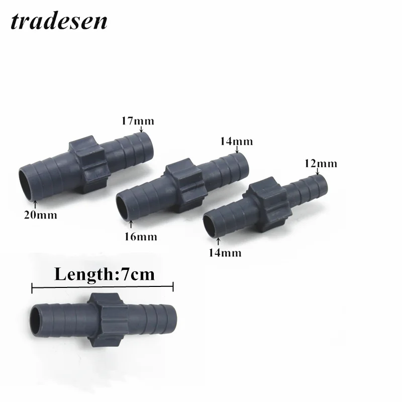 1Pcs 20 16 14mm To 17 14 12mm PVC Reducer Joints Hose Connectors for Garden Irrigation Aquarium Pump Home DIY Water Pipe Adapter